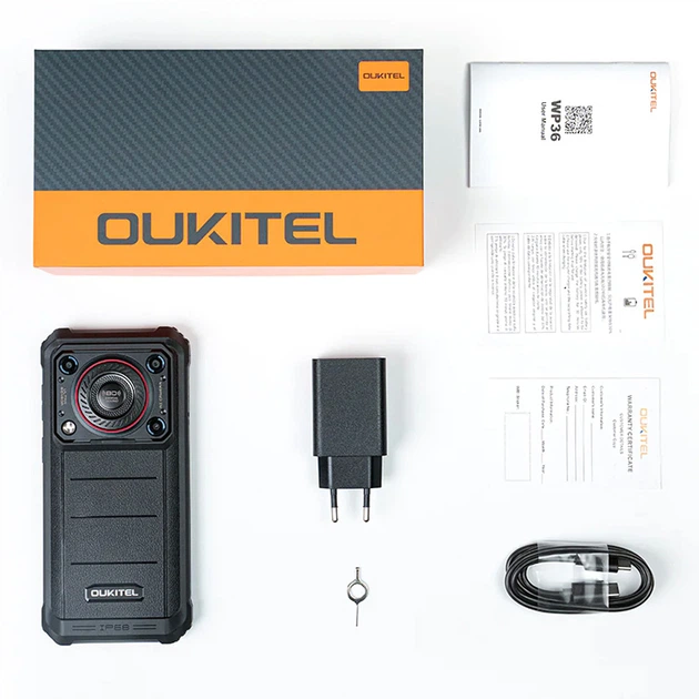 Smartfon Oukitel WP36 8/128GB Black (WP36-BK/CHOUT/OL) - obraz 5