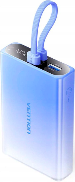 Powerbank Vention FHZL0 10000mAh 22.5W Blue (6922794789814) - obraz 1