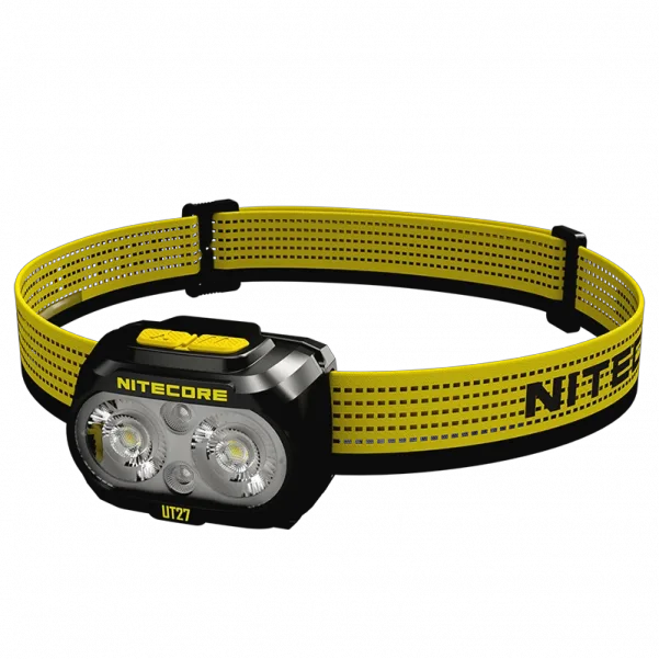 Налобний ліхтар для бігу з універсальним живленням Nitecore UT27 Pro (3xAAA USB-C) Чорний - зображення 2