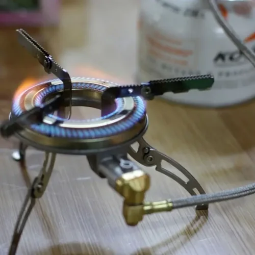 Пальник газовий Kovea Dual Flame KGB-1302 Сріблястий (2483092493) - зображення 6