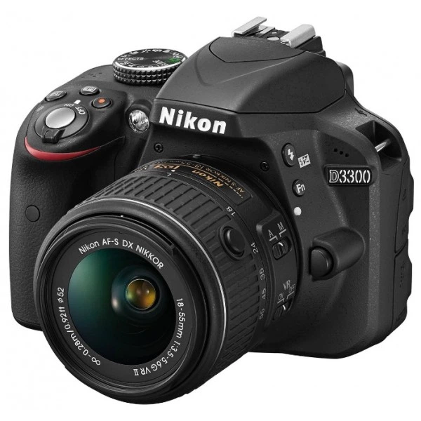 Фотоаппарат Nikon D3300 Kit 18-55mm VR AF-P Black купить на