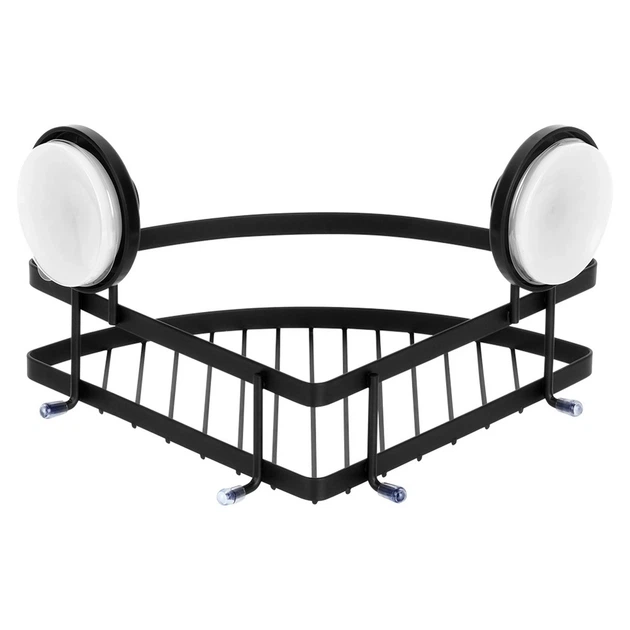 Полиця для душу Bathroom Solutions 567047 на присосках металева Чорна (8721037111744) - зображення 3