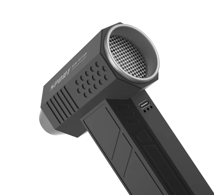 Мини-турбо вентилятор для чистки ноутбуков No Brand Crossgun 12V 1500 мАч 120000об/мин Черный (2307058551) - изображение 3