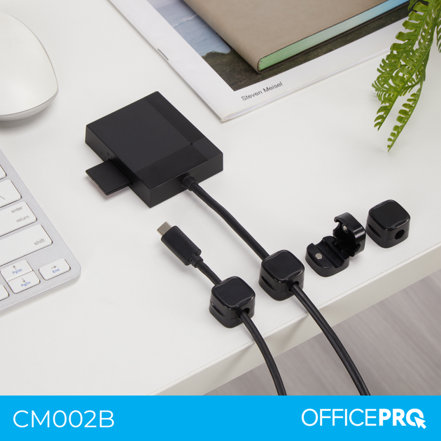 Органайзер для кабелів OfficePro CM002B Black - зображення 11