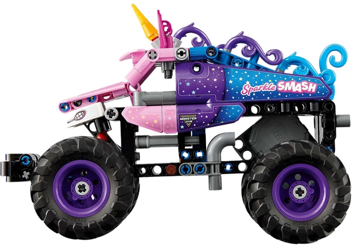 Zestaw klocków LEGO Technic Monster Jam Sparkle Smash z napędem typu pull-back 243 elementy (42220) - obraz 5