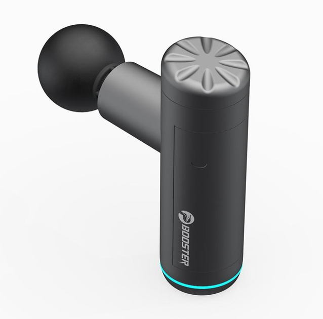 Массажный пистолет с кейсом Booster Mini X 2500mAh 6 насадок Черный (2430308397) - изображение 2