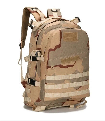 Рюкзак тактичний No Brand Molle Oxford 43 л Світлий камуфляж (1713134240) - зображення 2