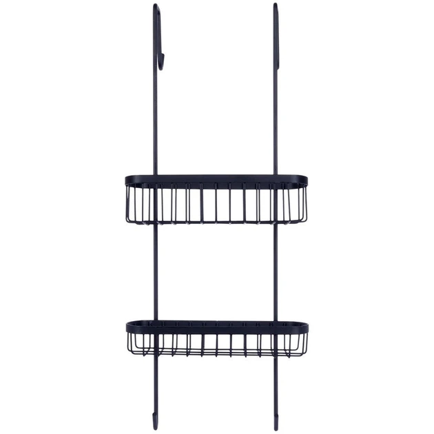 Полиця для душу Vilde 569659 підвісна металева Чорна (5904316456986) - зображення 2