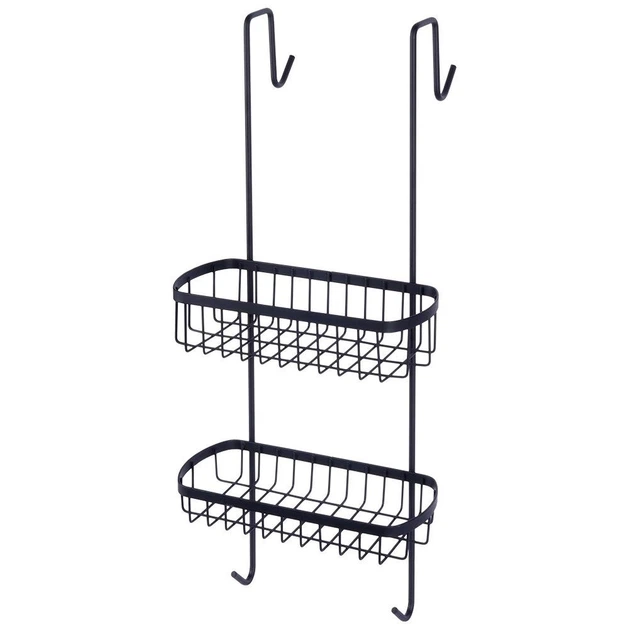 Полиця для душу Vilde 569659 підвісна металева Чорна (5904316456986) - зображення 3