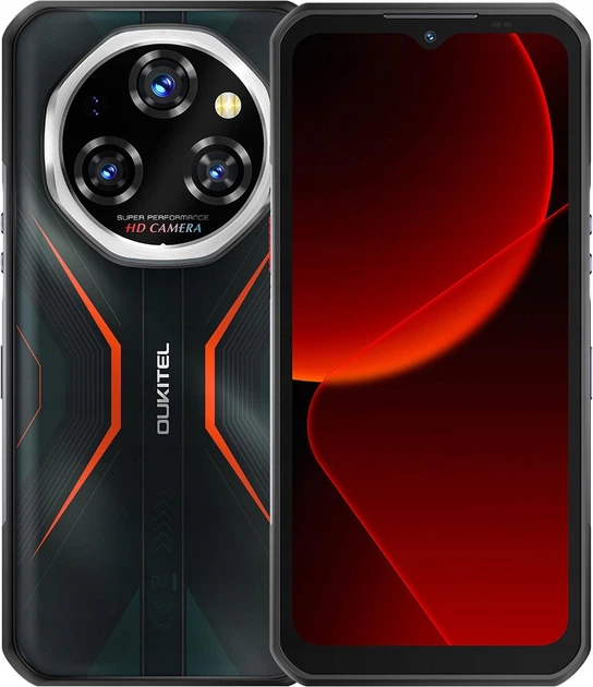 Smartfon Oukitel WP55 Pro 16/512GB Black-Orange (WP55Pro-OE/OL) - obraz 1