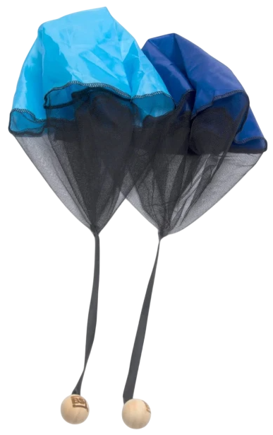 Zestaw do zabawy BS Toys Drewniana gra zręcznościowa Flying de Boules: Spadochrony na wyspie (8717775444275) - obraz 1