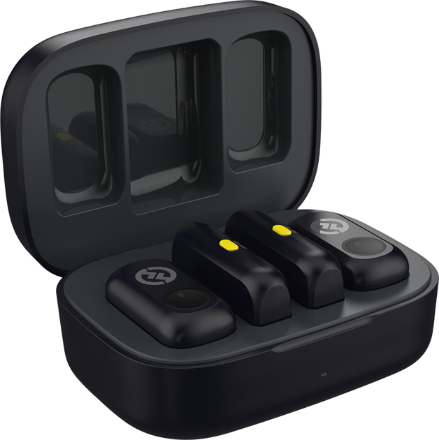 Бездротовий петличний мікрофон Hollyland Lark A1 Combo USB-C RX + Lightning RX + Charging Case (6976068118336) - зображення 1