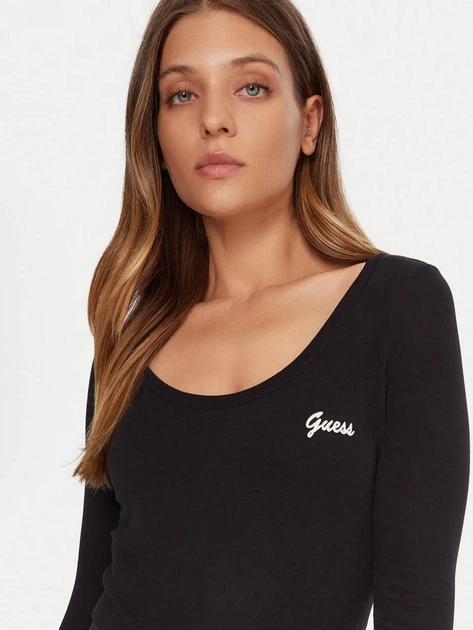 Боди с длинным рукавом Guess L черный V5BP09KCBF1 5091 - изображение 3