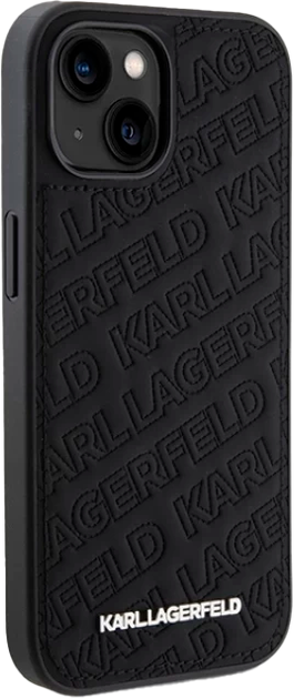 Etui Karl Lagerfeld Quilted K Pattern do Apple iPhone 15 Plus/14 Plus Black (KLHCP15MPQKPMK) - obraz 4