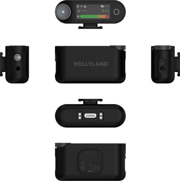 Бездротовий петличний мікрофон Hollyland Lark MAX 2 Combo Camera RX + USB-C RX (6976068117193) - зображення 2