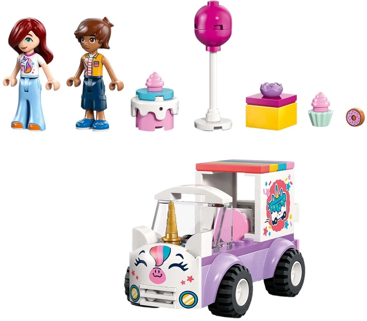 Zestaw klocków LEGO Friends Jednorożcowa dostawa tortu 67 elementów (42675) - obraz 4