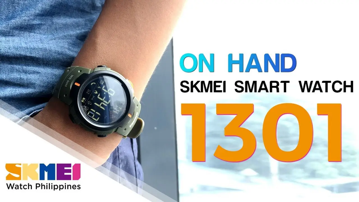 Спортивные смарт часы Skmei 1301 ударопрочные с шагомером Bluetooth для мужчин и женщин зеленые фитнес трекер (VIL-O_33P) - изображение 7