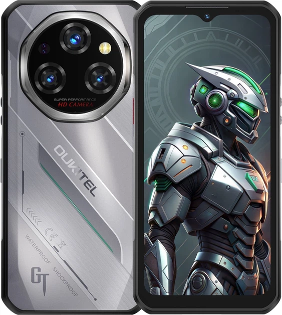 Smartfon Oukitel WP62 16/512GB Silver (WP62-SR_V2/OL) - obraz 1