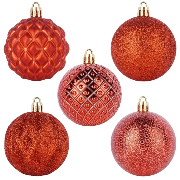 Набір ялинкових кульок Home & Styling Collection 839534 ударостійкі 6 см 35 шт (8721037093842) - зображення 3