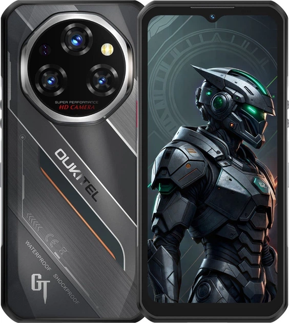 Smartfon Oukitel WP62 8/256GB Black (WP62-BK/OL) - obraz 1