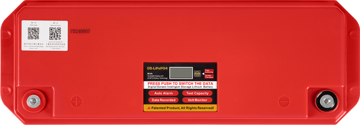 Akumulator żelowy Vipow LiFePO4 Bluetooth BMS 12 V 200 Ah (BAT0497) - obraz 2