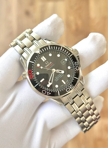Наручные часы в стиле OMEGA Seamaster 300M 007 James Bond Limited Черные - изображение 3