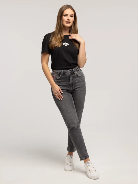 Джинси Mom`s жіночі Lee Cooper Matea-9840 25 Сірі (5905991743217/5905991761778) - зображення 6