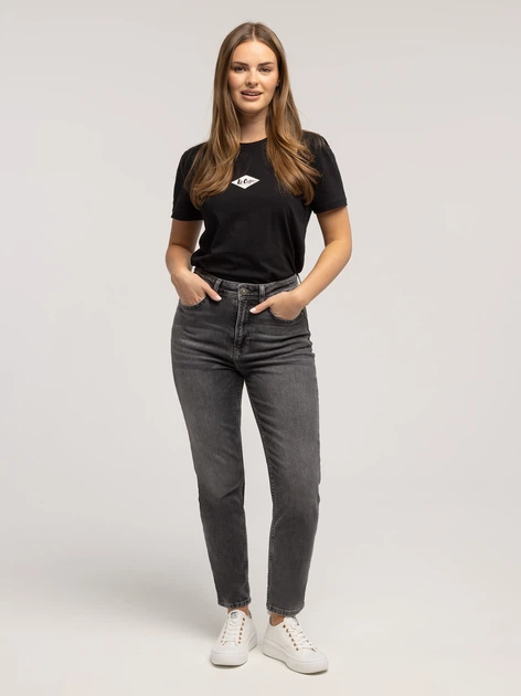 Jeansy mom damskie Lee Cooper Matea-9840 34 Szare (5905991743293) - obraz 3