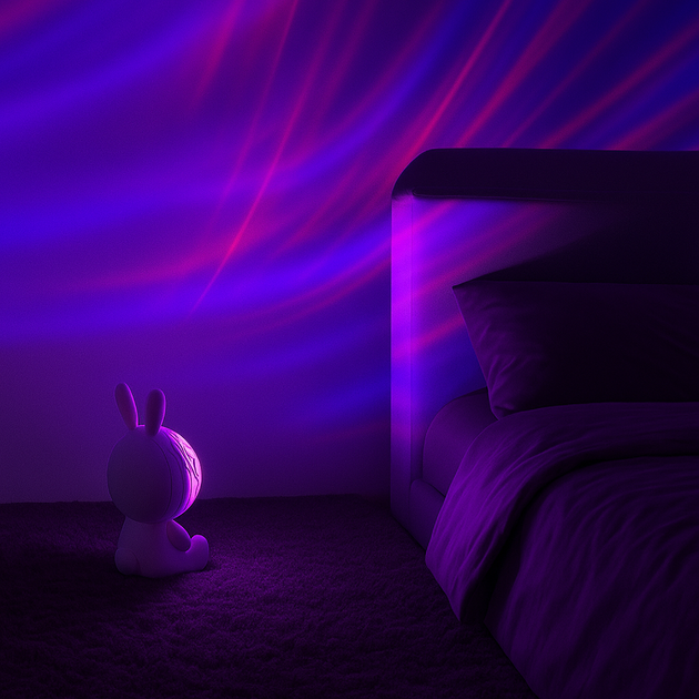 Настільний LED Нічник Berger 1055-NL-5 White Rabbit 5Вт, із пультом д/у та акумулятором 600mAh - зображення 2