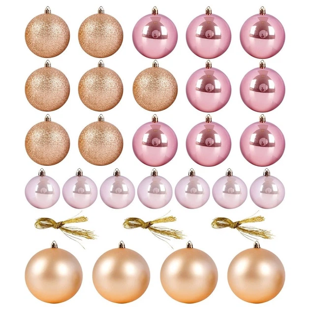 Zestaw bombek choinkowych Vilde 839218 nietłukące 6-10 cm 26 szt (8719987922596) - obraz 4