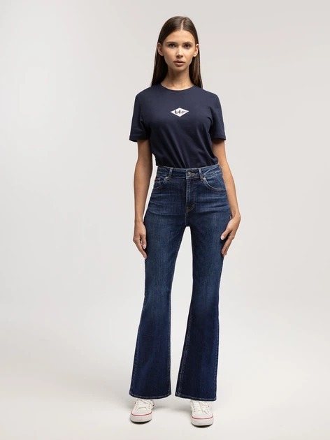 Jeansy dzwony damskie Lee Cooper Becca-3200 W27L30 Granatowe (5905991761037) - obraz 3