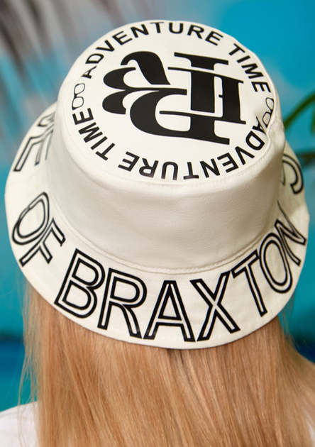 Панама жіноча літня Braxton Білий (227АF) - зображення 2