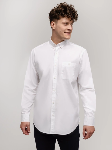 Koszula męska bawełniana Lee Cooper New Tenby-01Zg 2XL Biała (5905991747802) - obraz 3