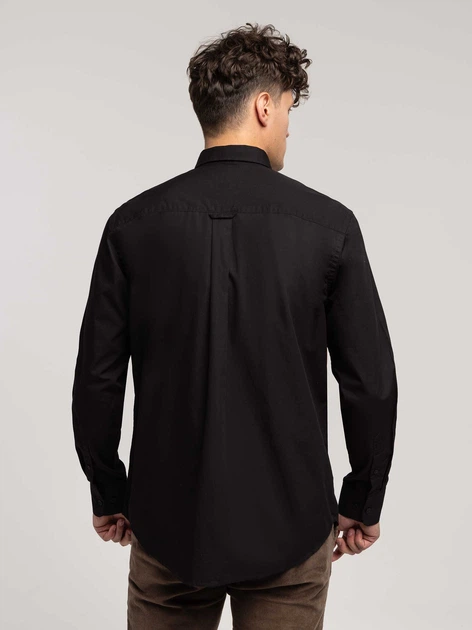 Сорочка бавовняна чоловіча Lee Cooper New Tenby-03Zg 2XL Чорна (5905991747857) - зображення 2
