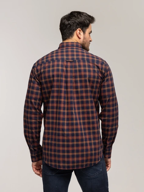 Сорочка бавовняна чоловіча Lee Cooper New Tenby-29Zk 3XL Темно-синя (5905991747918) - зображення 2