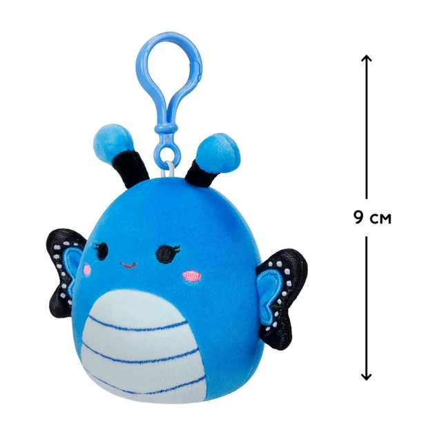 М'яка іграшка на кліпсі "Метелик Вейверлі" Squishmallows SQCP00220, 9 см - изображение 7