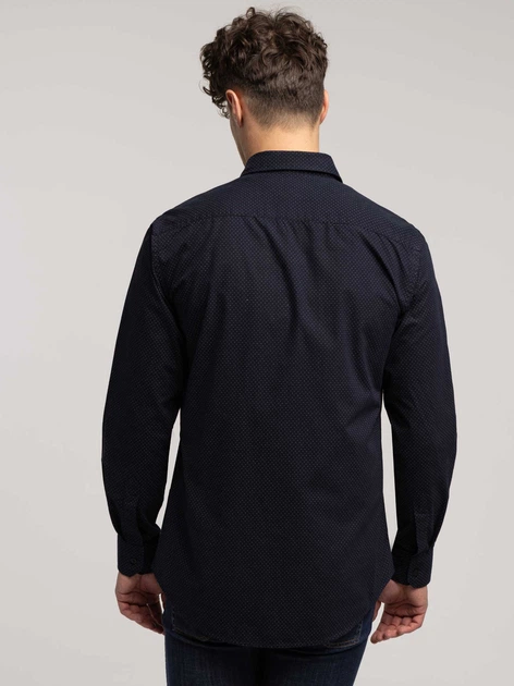 Сорочка бавовняна чоловіча Lee Cooper Windsor-61Zm 2XL Темно-синя (5905991748052) - зображення 2