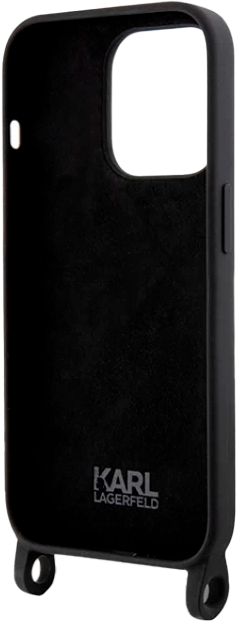 Etui Karl Lagerfeld Crossbody Choupette do Apple iPhone 15 Pro Max Black (KLHCP15XSCBSCNK) - obraz 5