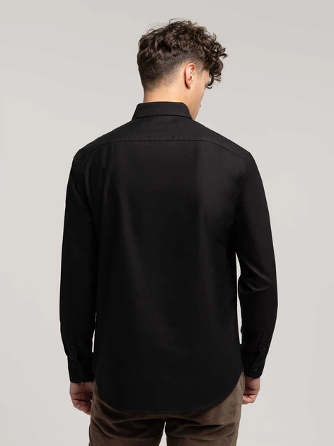 Koszula męska bawełniana Lee Cooper Lars Oxford 2XL Czarna (5905991750932) - obraz 2