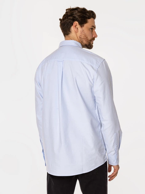 Koszula męska bawełniana Lee Cooper Lloyd Oxford L Błękitna (5905991751243) - obraz 2