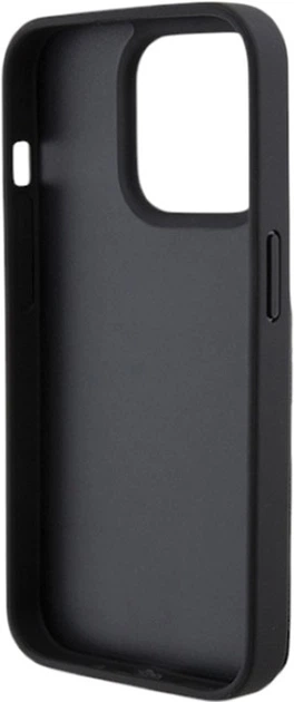 Панель Karl Lagerfeld Saffiano Cardslots and Stand Monogram Ikonik Patch для Apple iPhone 15 Pro Max Black (KLHCP15XSAKKNSCK) - зображення 7