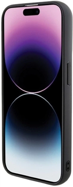 Etui Karl Lagerfeld Gripstand Saffiano Karl&Choupette Pin do Apple iPhone 15 Pro Max Black (KLHCP15XGSAKCPK) - obraz 5