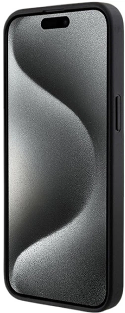 Etui Karl Lagerfeld Gripstand Saffiano Choupette Pin do Apple iPhone 13/13 Pro Black (KLHCP13LGSACHPK) - obraz 5