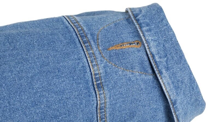 Куртка для собак Amiplay Denim з капюшоном 50 см Синя (5907563277458) - зображення 2