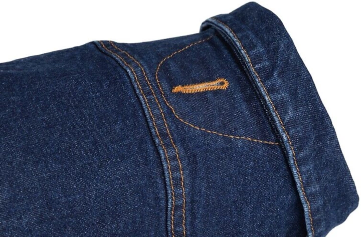 Куртка для собак Amiplay Denim з капюшоном 45 см Синя (5907563277441) - зображення 2