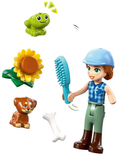 Конструктор LEGO Friends Причіп з конем і лошам 279 елементів (42695) - зображення 6