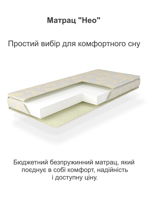 Матрац ортопедичний Нео 1500*1900 безпружинний - зображення 2