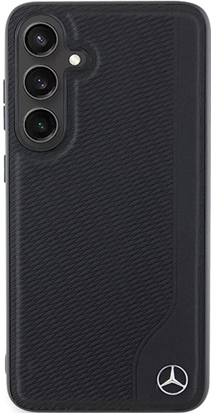 Etui plecki Mercedes Benz Leather Debossed Line na Samsung Galaxy S24 (S921) z MagSafe Czarne (3666339240943) - obraz 5