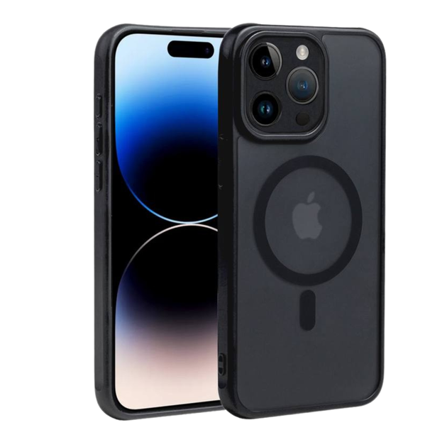 Чохол TPU+PC Anti Drop Full Camera with MagSafe для iPhone 14 Pro Колір Black - Фото 2 Чохол TPU+PC Anti Drop Full Camera with MagSafe для iPhone 14 Pro Колір Black - изображение 2