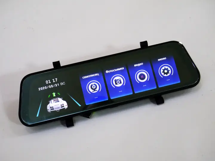 Зеркало с видеорегистратором L1027 10'' (2 камеры) touch AHD HDSYR_2799 - изображение 3